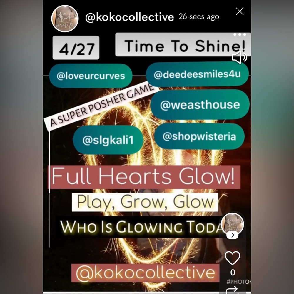 🌟4/27🌟GLOW ON WITH US! CANCER BATTLES OR NOT- SHINE ON! ❌⭕️ @kokocollective✨✨✨🌟
